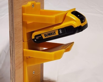 Dewalt 12v/20v Stackable Battery Wall Storage