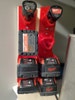Stackable Battery Wall Storage for Milwaukee 12v and 18v Batteries 