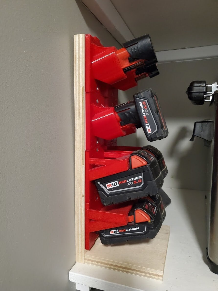 thumbnail interactive-video image 1 of Kobalt 24V Dual Battery Wall Mount – Strongest & Most Practical Organizer 1 of 2