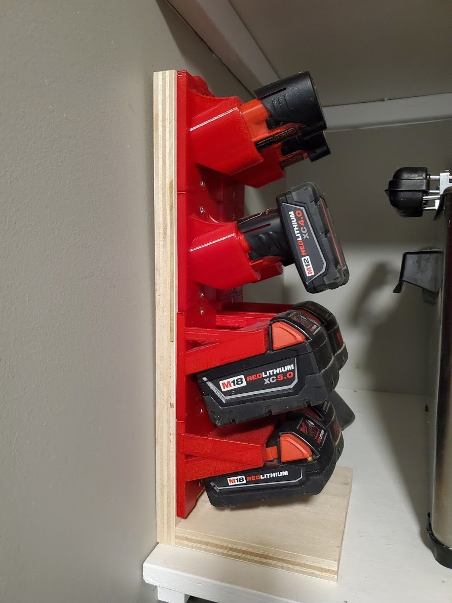Kobalt 24V Dual Battery Wall Mount – Strongest & Most Practical Organizer