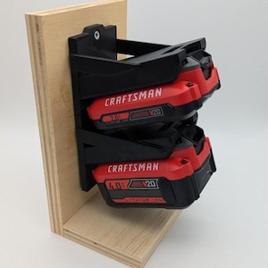 Craftsman 20v Stackable Battery Wall Storage