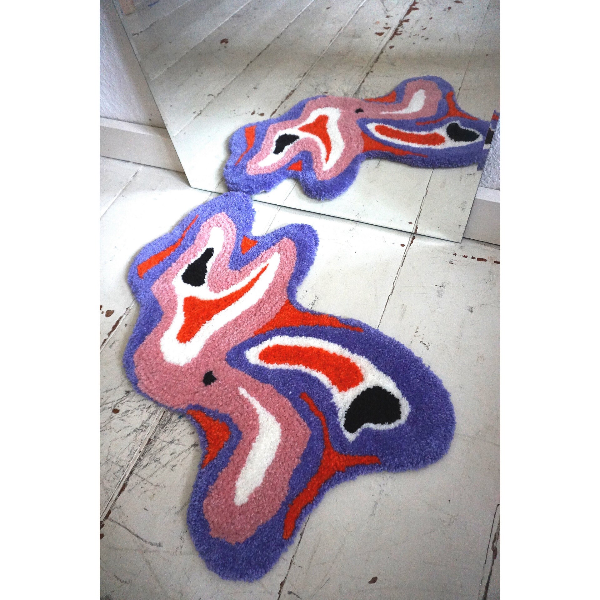 CUSTOM Handmade Rug Tufting Gun Custom Rug Psychedelic Etsy UK
