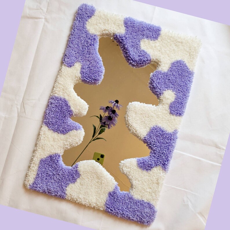 PREORDER Handmade Tuftinggun Tufted Mirror Tufting Gun Rug Etsy