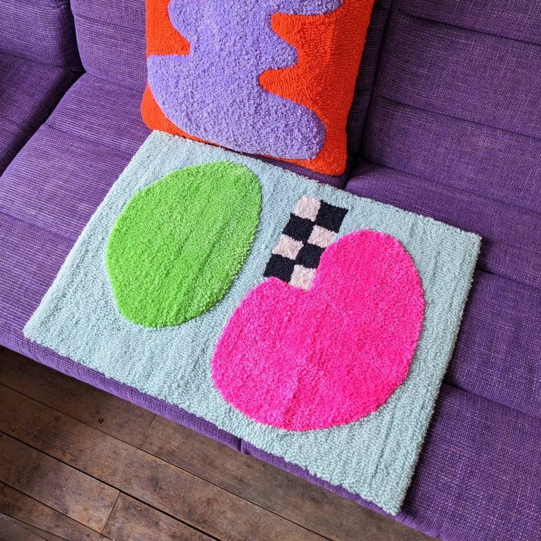 Handmade Tufting Gun Tufted Rug Carpet Art Custom Rug Mixed Texture