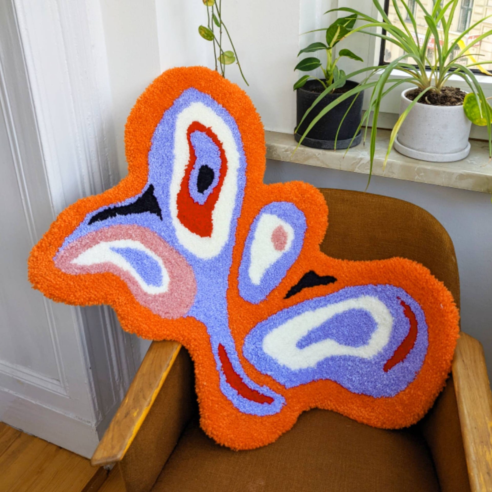 CUSTOM Handmade Tufting Gun Tufted Rug Carpet Psychedelic Etsy