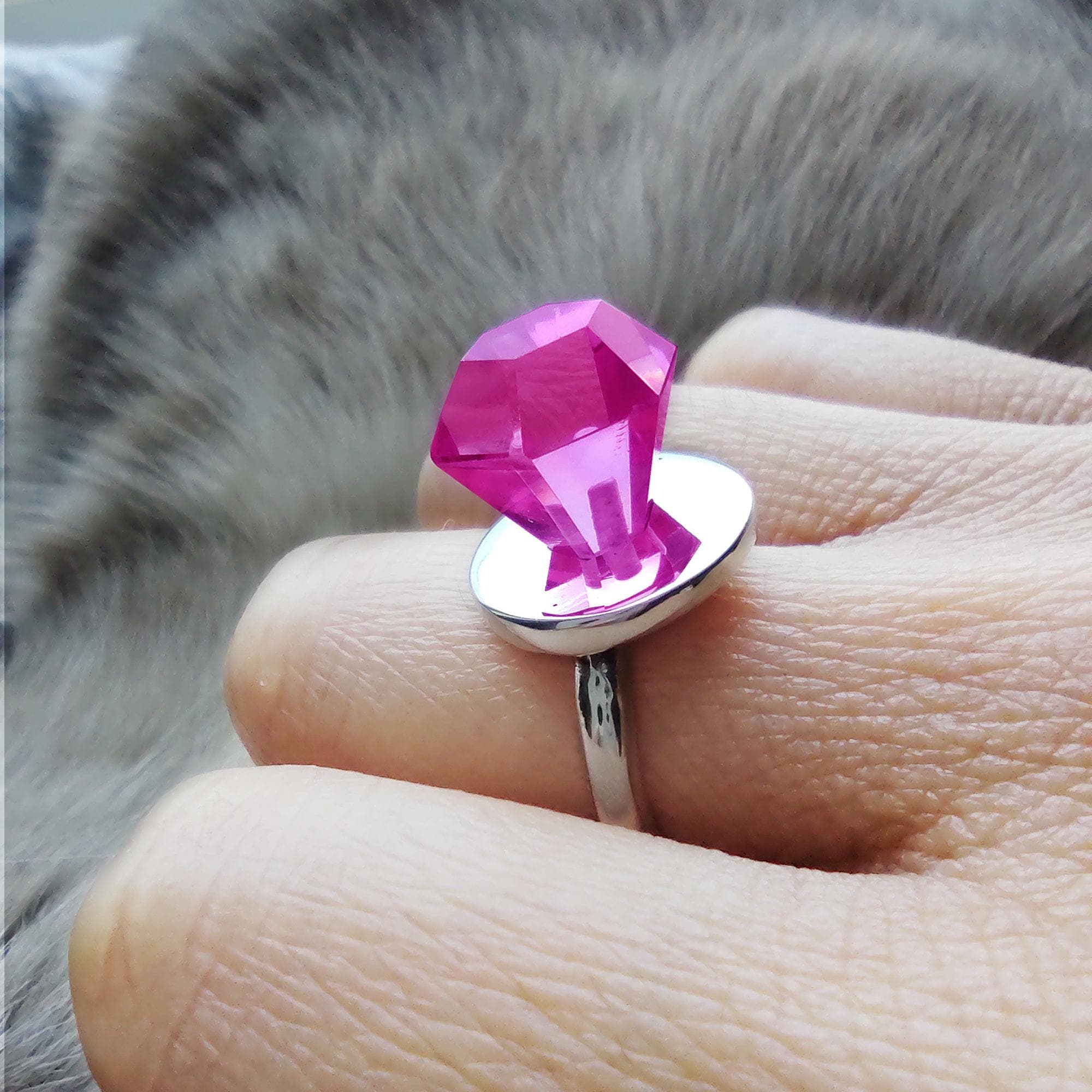 Bague fantaisie ajustable pas cher