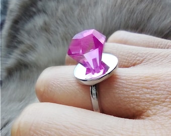 Nostalgic Ring Pop/ Funny sweet candy / 80s inspired jewelry