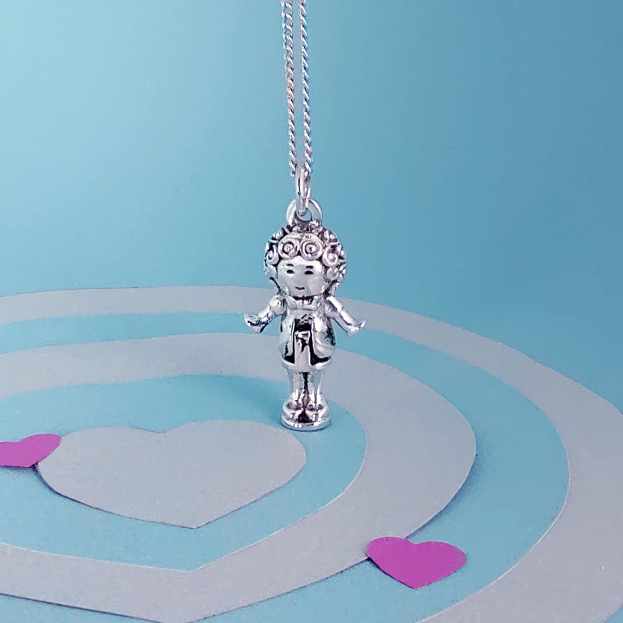 Polly Pocket Necklace Funny Charm Handmade Jewelry Necklace Etsy