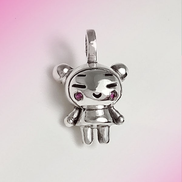 Colgante Pucca/ Joyería divertida hecha a mano/ Regalos encantadores para ella/ Charms Kawaii/ Collar mini muñeca/ Regalos únicos