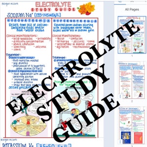 Electrolyte Study Guide