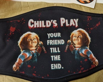 Máscara de Halloween de muñeco Chucky de Child's Play