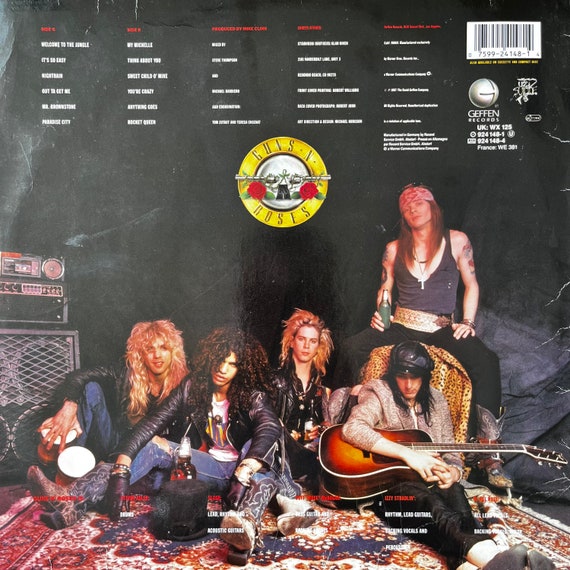 Guns N Roses, Appetite for Destruction / Vinyl - Etsy