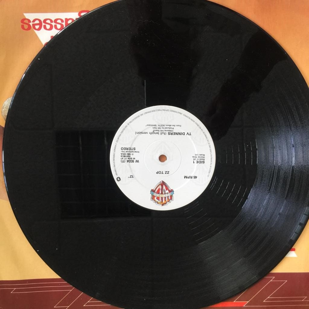 ZZ Top ,cheap Sunglasses, T.V. Dinners / Vinyl / 12 Inch /gift Etsy