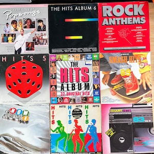 Vintage 80s Compilation Vinyl -vinyl record /gift