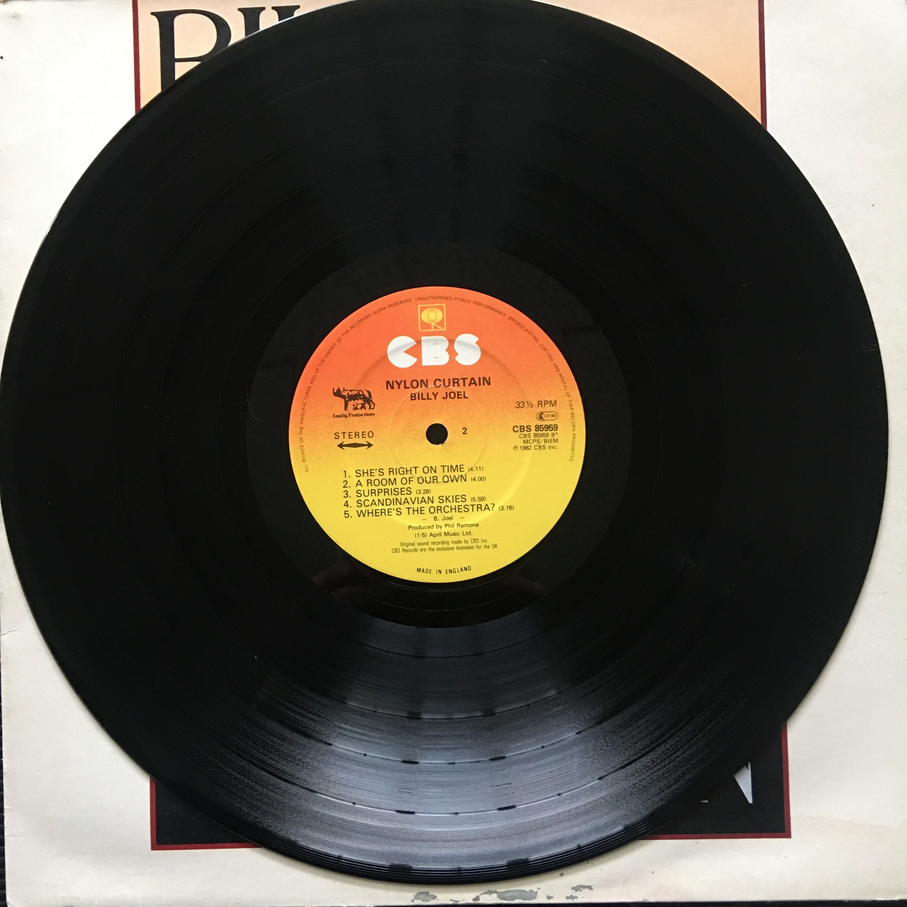 Billy Joel, the Nylon Curtain / Vinyl - Etsy