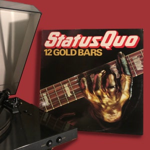 Status Quo, 12 lingotti d&#39;oro Album originale QUO TV 1 1980 / vinile