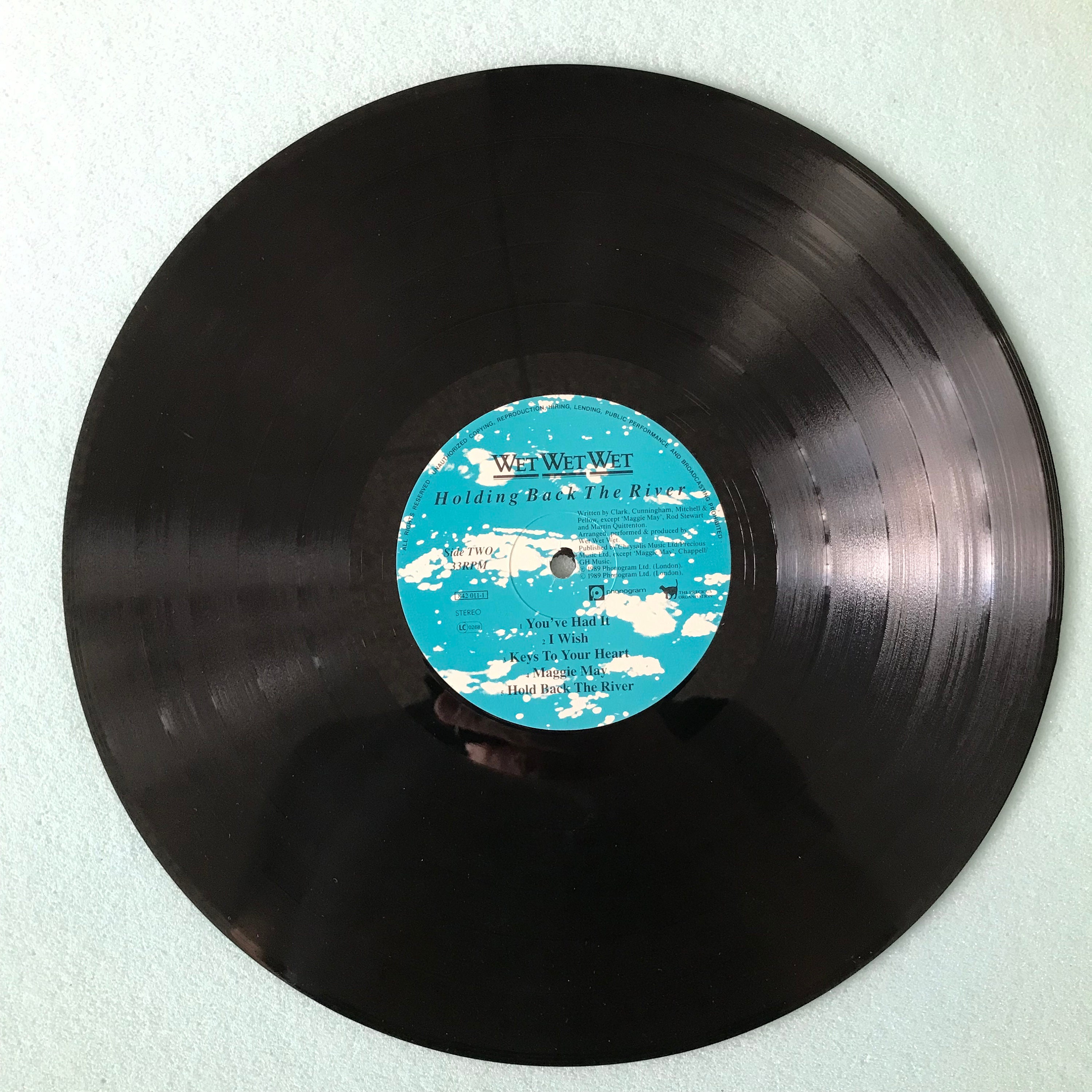 WET WET WET、Holding Back The River / ビニール - Etsy 日本