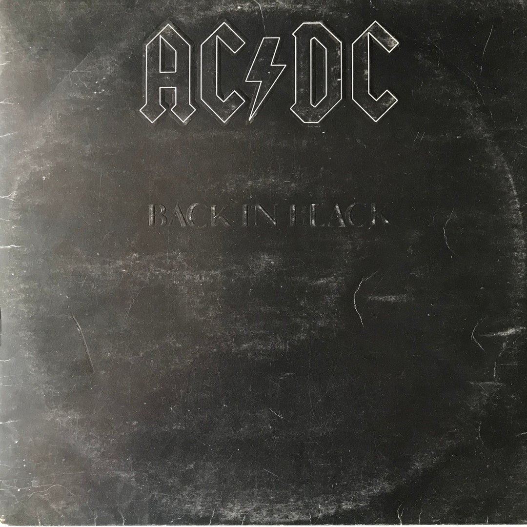 Acdc Back In Black Vinyl Etsy