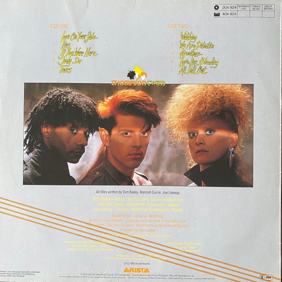 Thompson Twins, Quick Step & Side Kick / Vinyl - Etsy