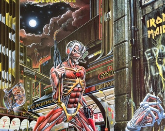 アイアンメイデン サムホエア・イン・タイム国内盤 帯付き サムホエア