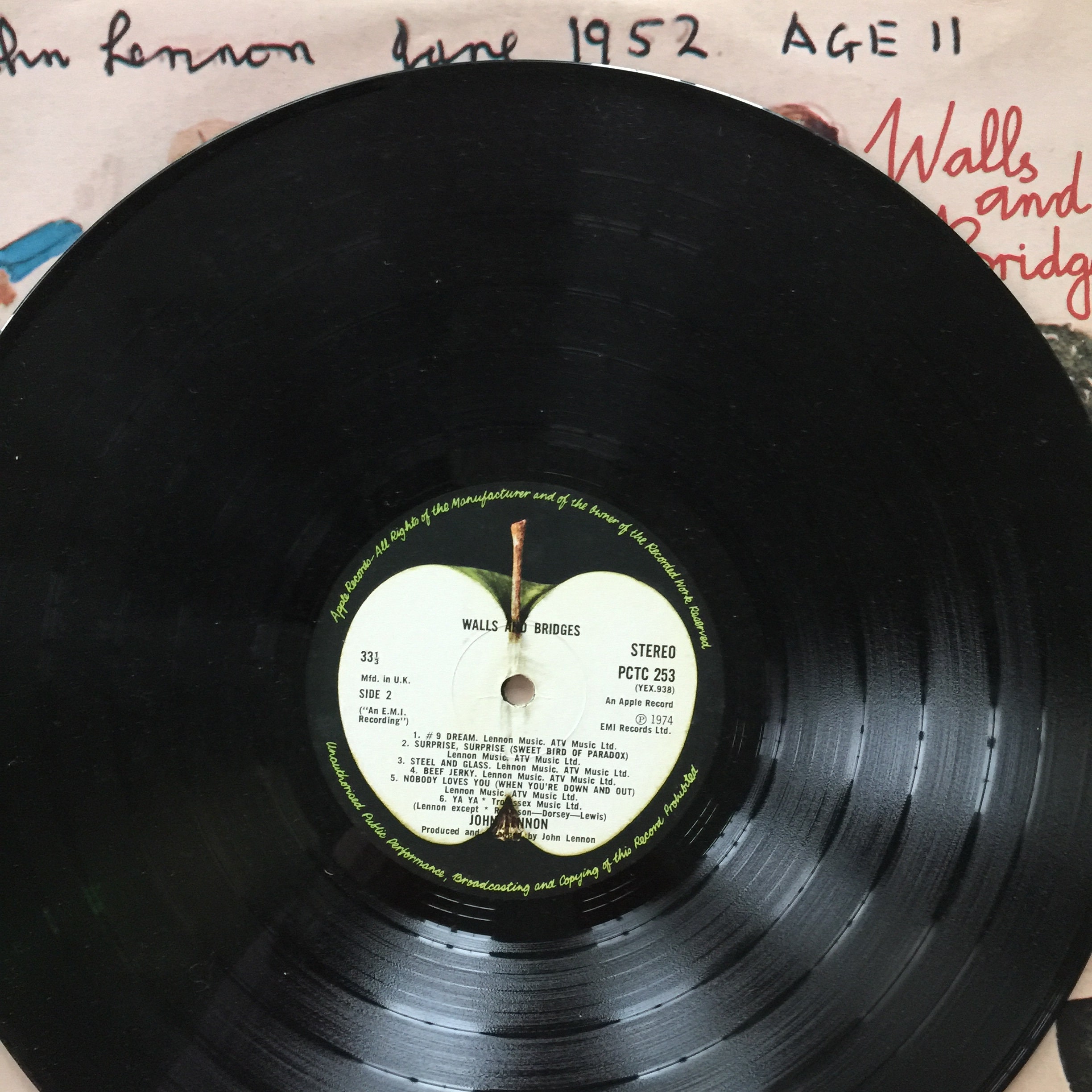 John Lennon, Walls and Bridges / Vinyl - Etsy Denmark