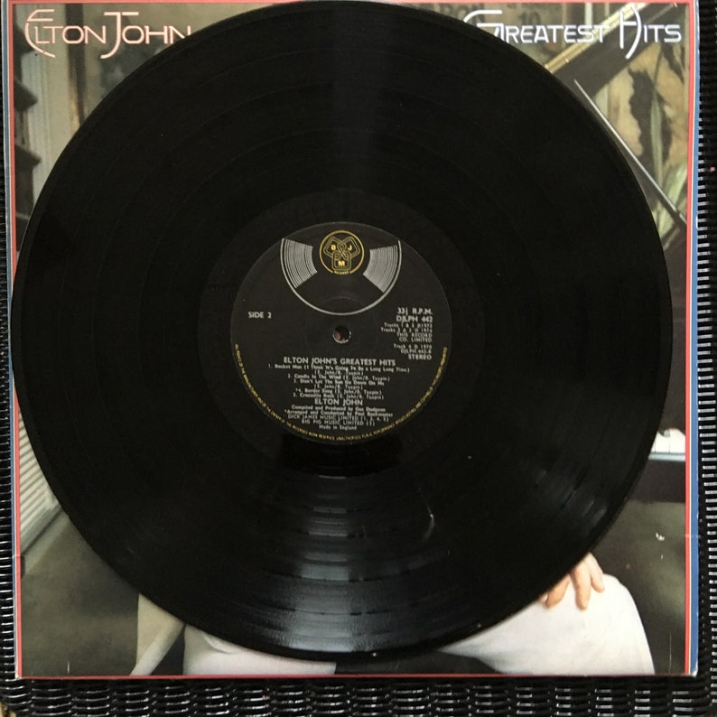 Elton John Greatest Hits Vinyl Record Value Elton John Greatest Hits 1973 / Vinyl - Etsy