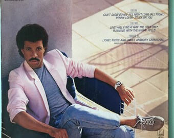 Lionel Richie, Can't Slow Down / Vinyl - Etsy