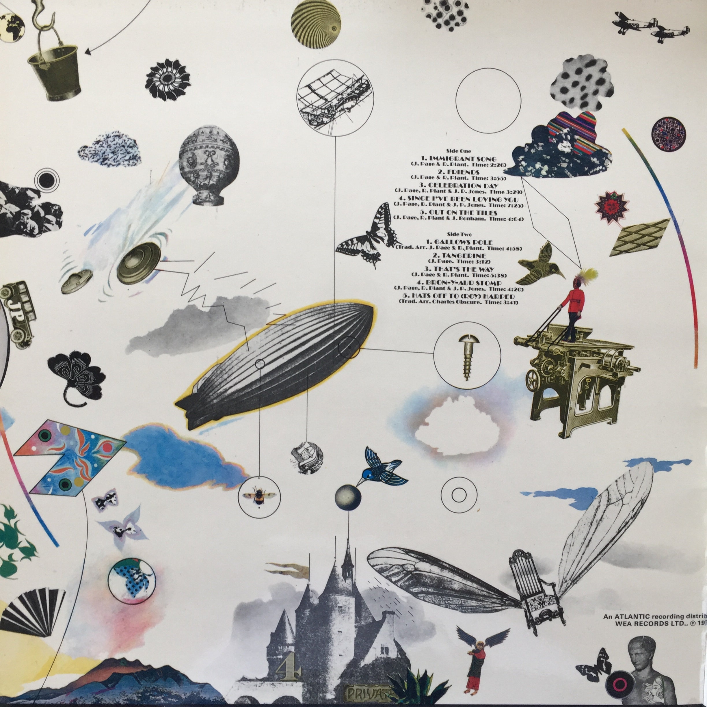 Led Zeppelin, III, / Vinyl - Etsy
