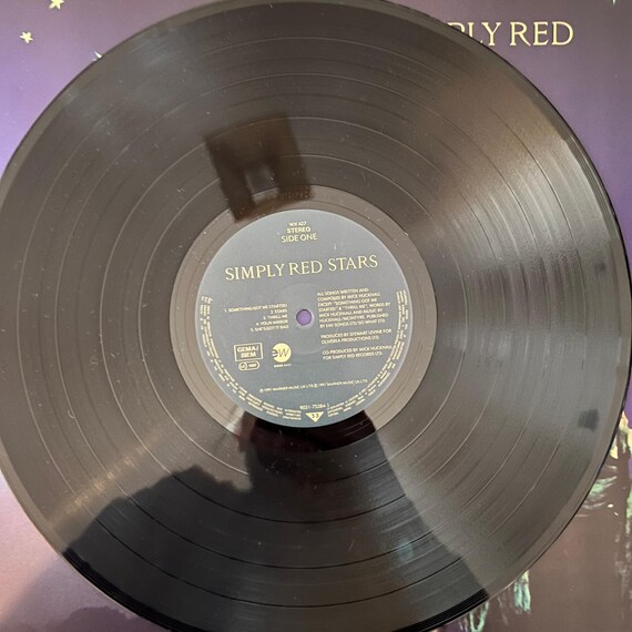 Simply Red, Stars / Vinyl - Etsy