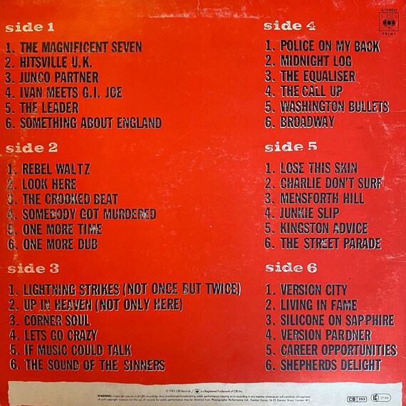 The Clash Sandinista! レコード The Clash - Sandinista! - Amazon.com Music