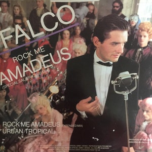 Falco, Rock Me Amadeus 12&quot; Single extended remix / vinyl