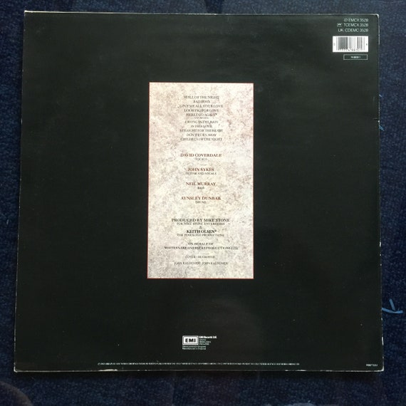 Whitesnake, Serpens Albus / Vinyl - Etsy