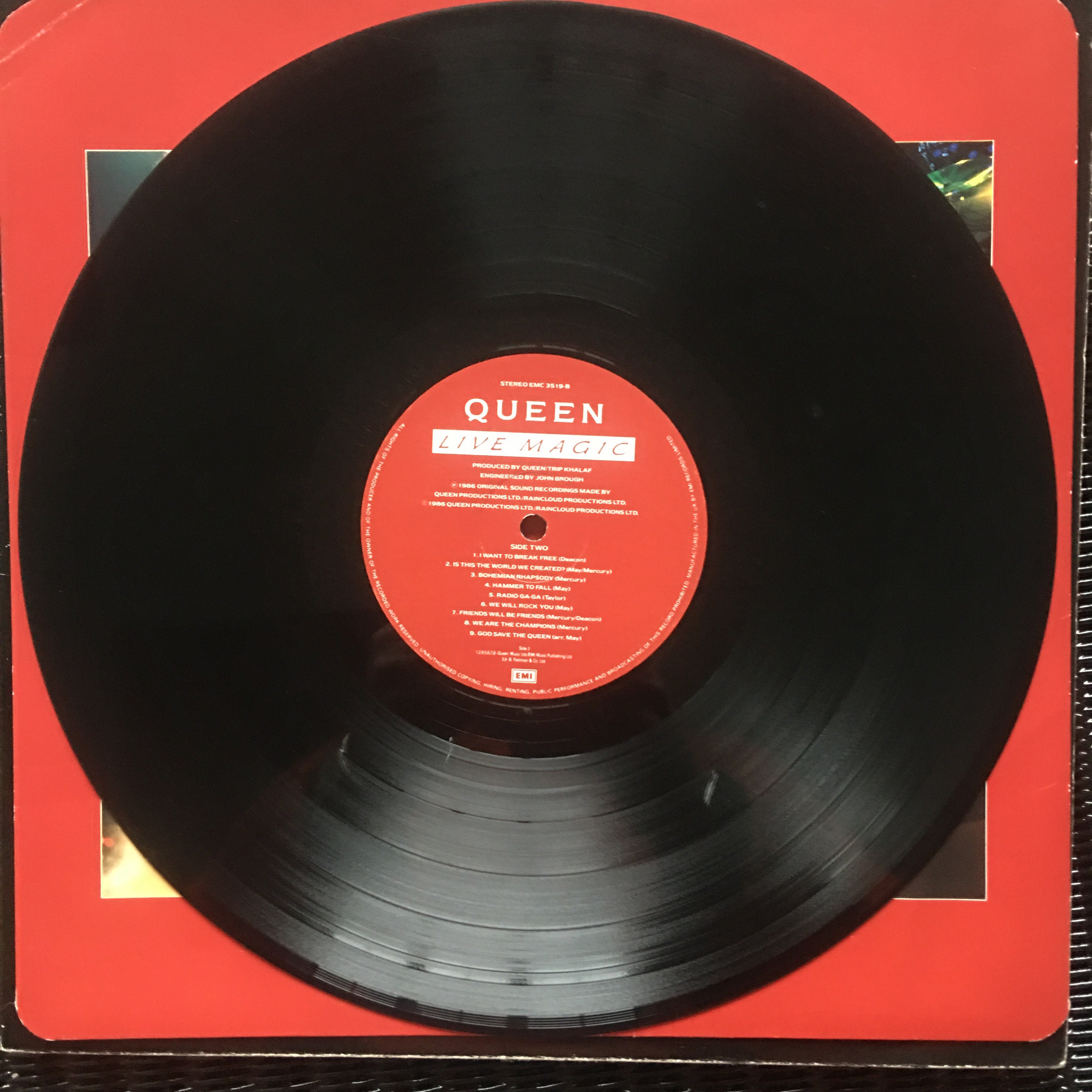 Queen – Live Magic – Vinyl (LP, Album, Stereo), 1986