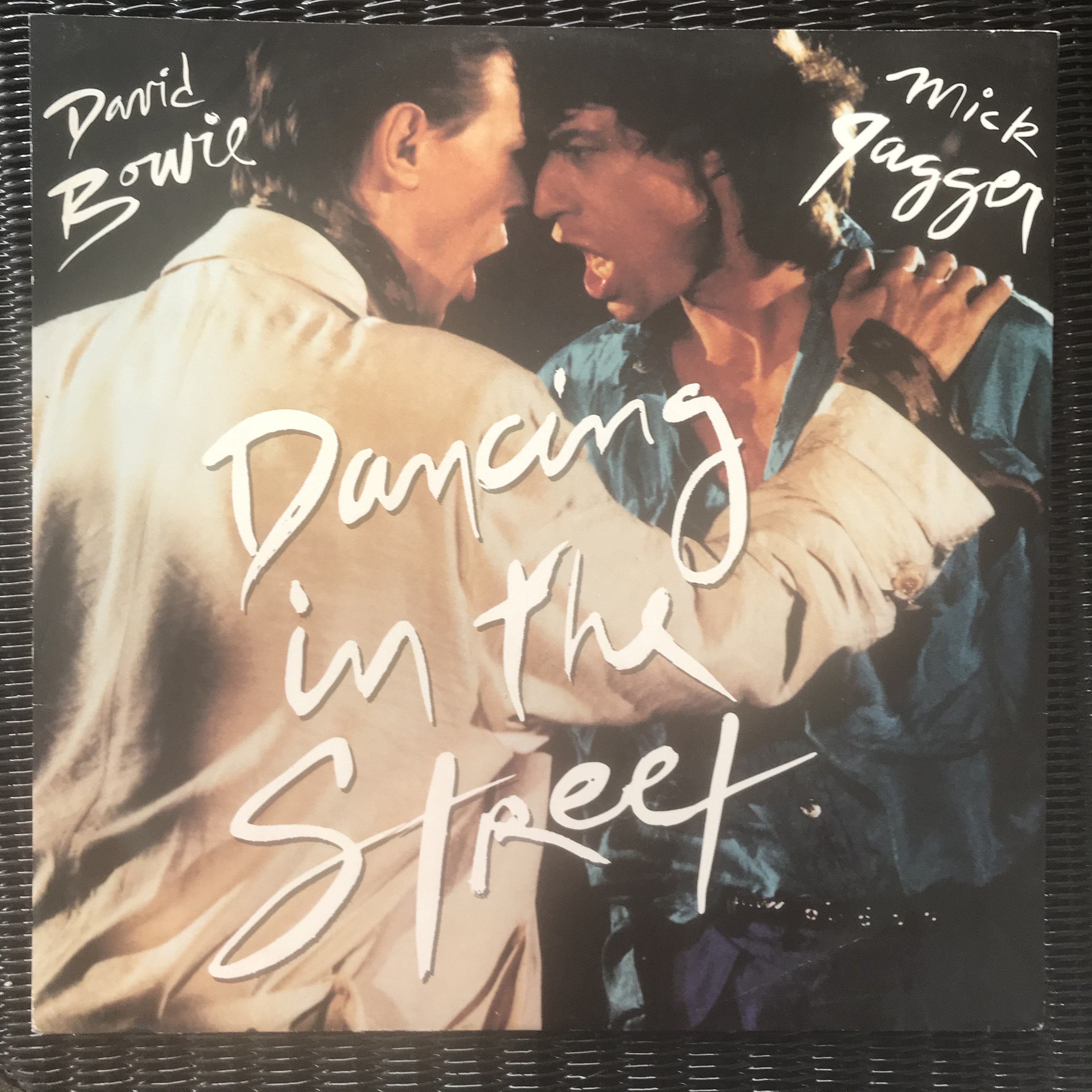 DAVID BOWIE Mick Jagger Dancing In The Street Very Rare 1985 U.K. Publicity POSTER agrohort