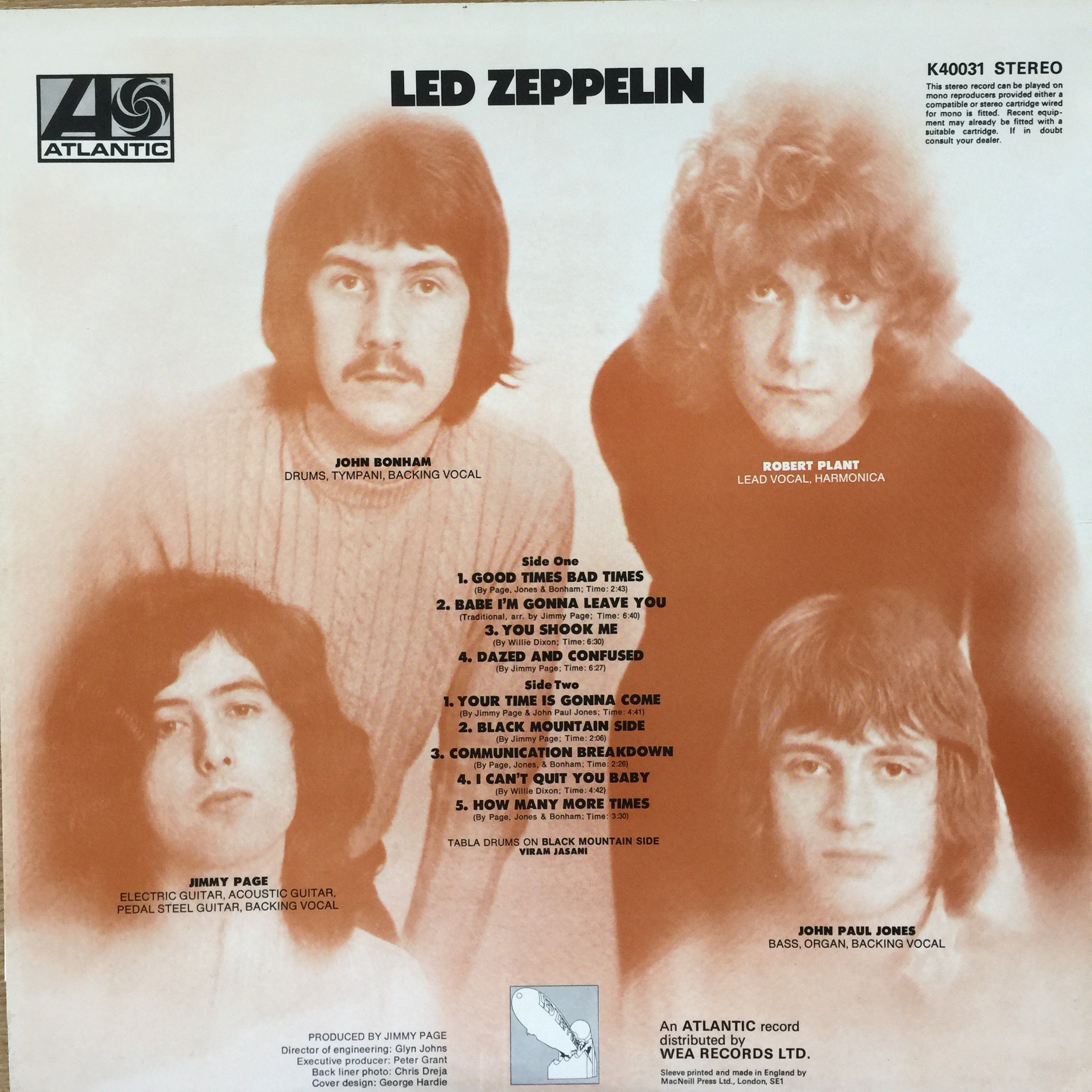 Led Zeppelin, Led Zeppelin / Vinyl - Etsy