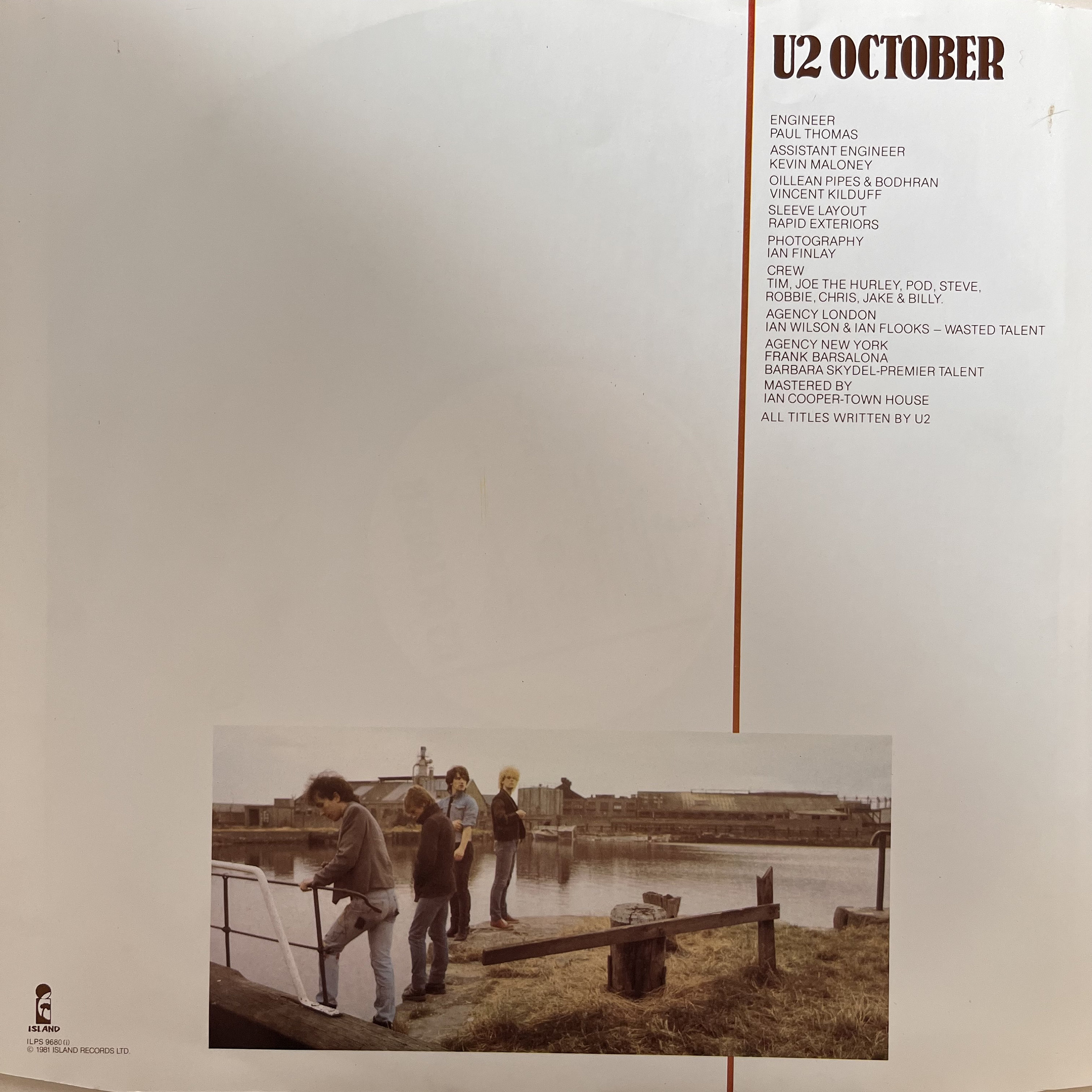 U2, October / Vinyl - Etsy