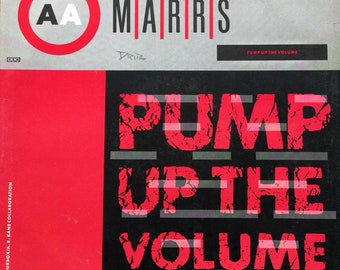 Marrs, Pump up the Volume, 12 Inch / Vinyl - Etsy