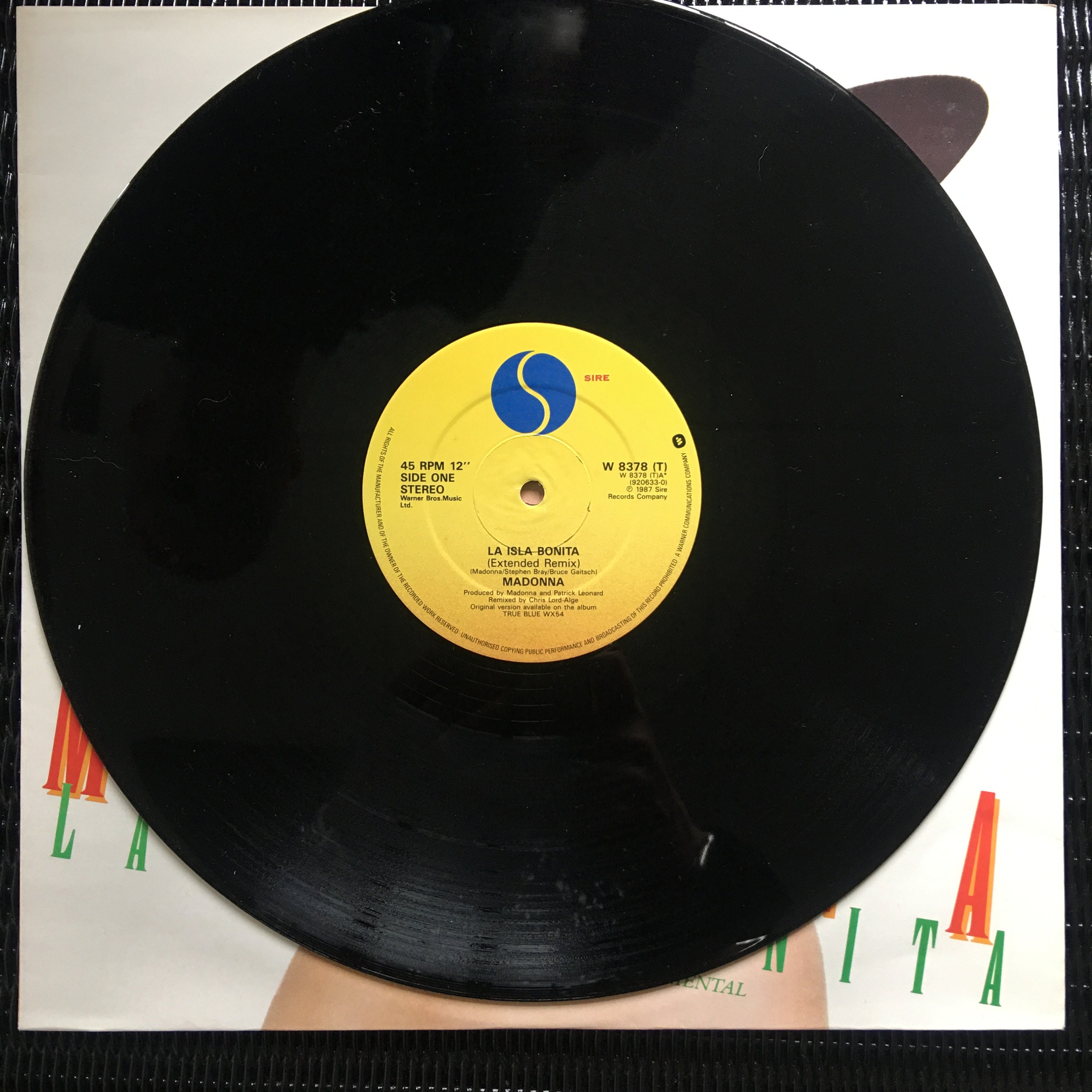 MadonnaLa Isla Bonita貴重 7インチ レコード