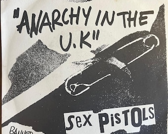 Sex Pistols, Anarchy in the UK/ I wanna be Me 7 inch / Vinyl