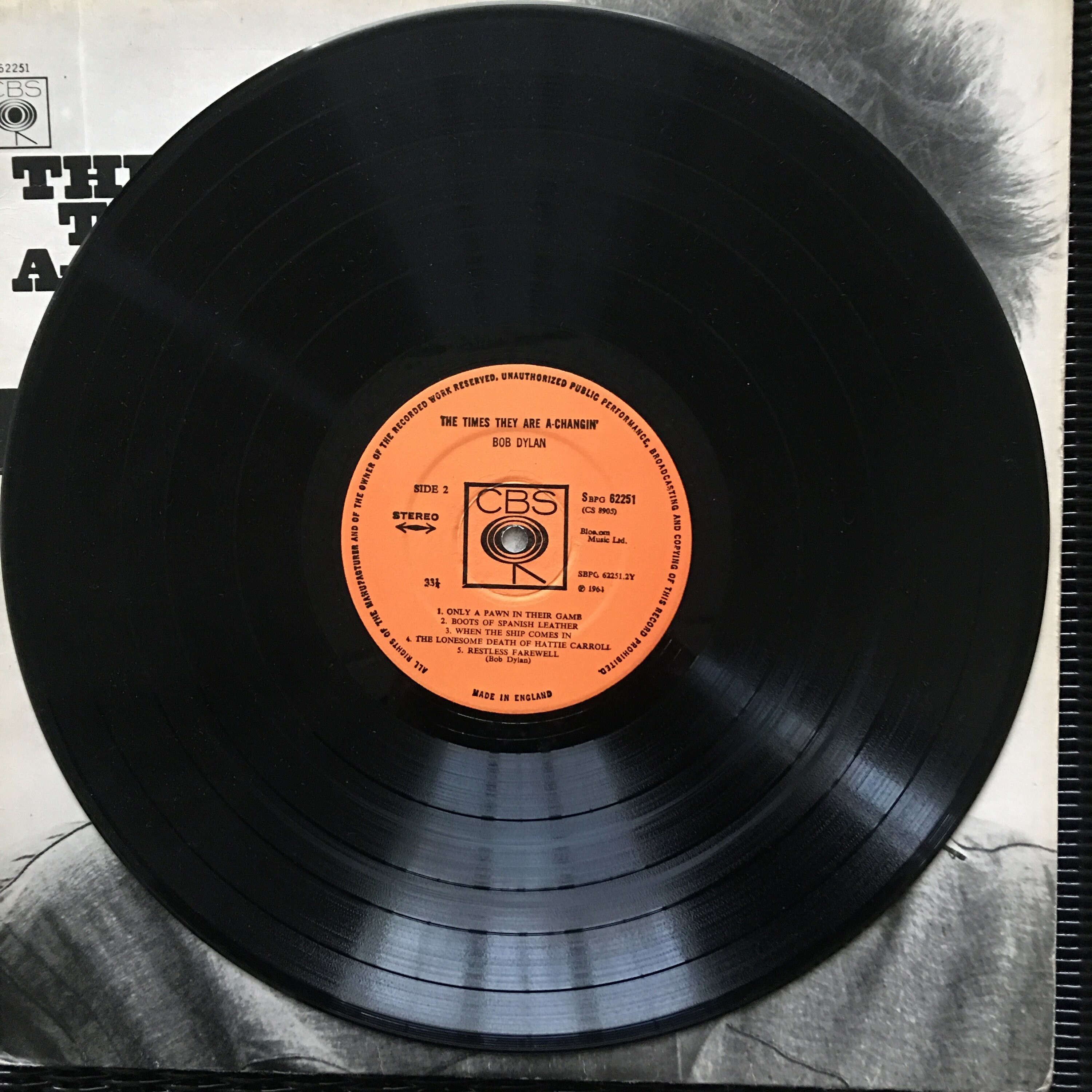 ボブ・ディラン、時代は変わる / レコード - Etsy 日本