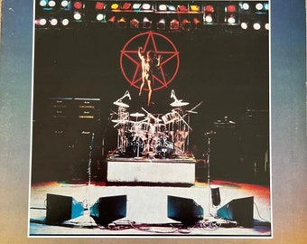 Vintage Rush All the World's A Stage Live Vinyl Record (2 Record