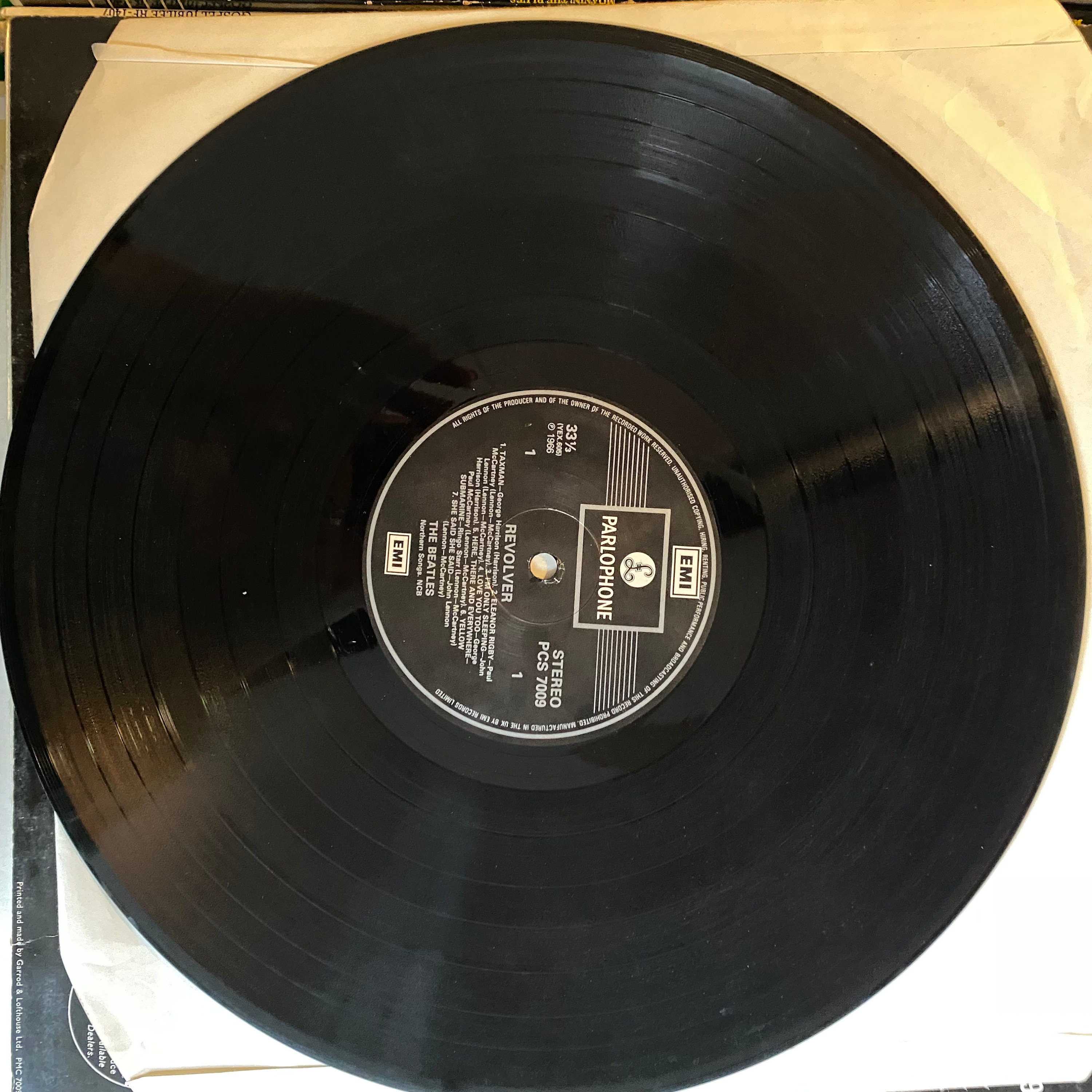 The Beatles, Revolver, PCS 7009, 1966 / Vinyl - Etsy