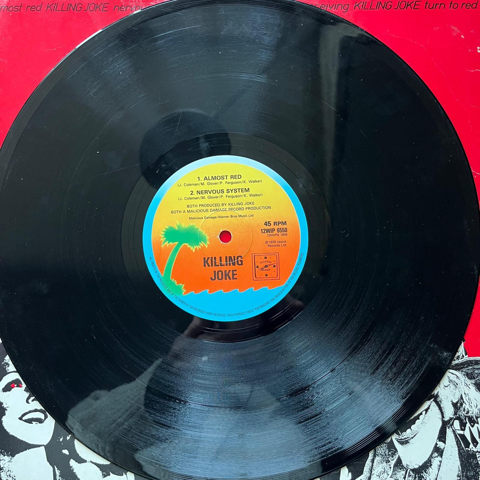 12” Killing Joke Almost Red 12WIP6550  /00260 Killing Joke, Almost Red 12 Inch / Vinyl - Etsy