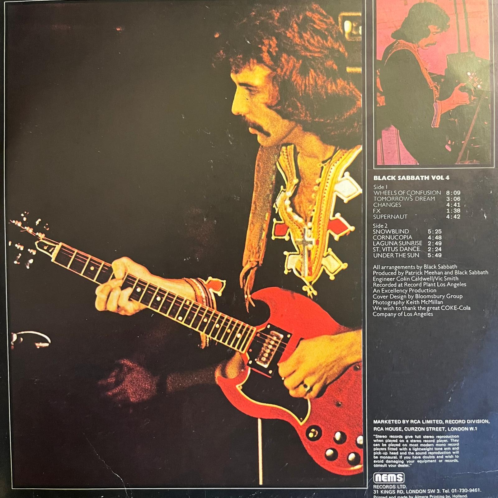 Black Sabbath, Vol 4/ Vinyl Record/ Gift / Groovevinyl - Etsy