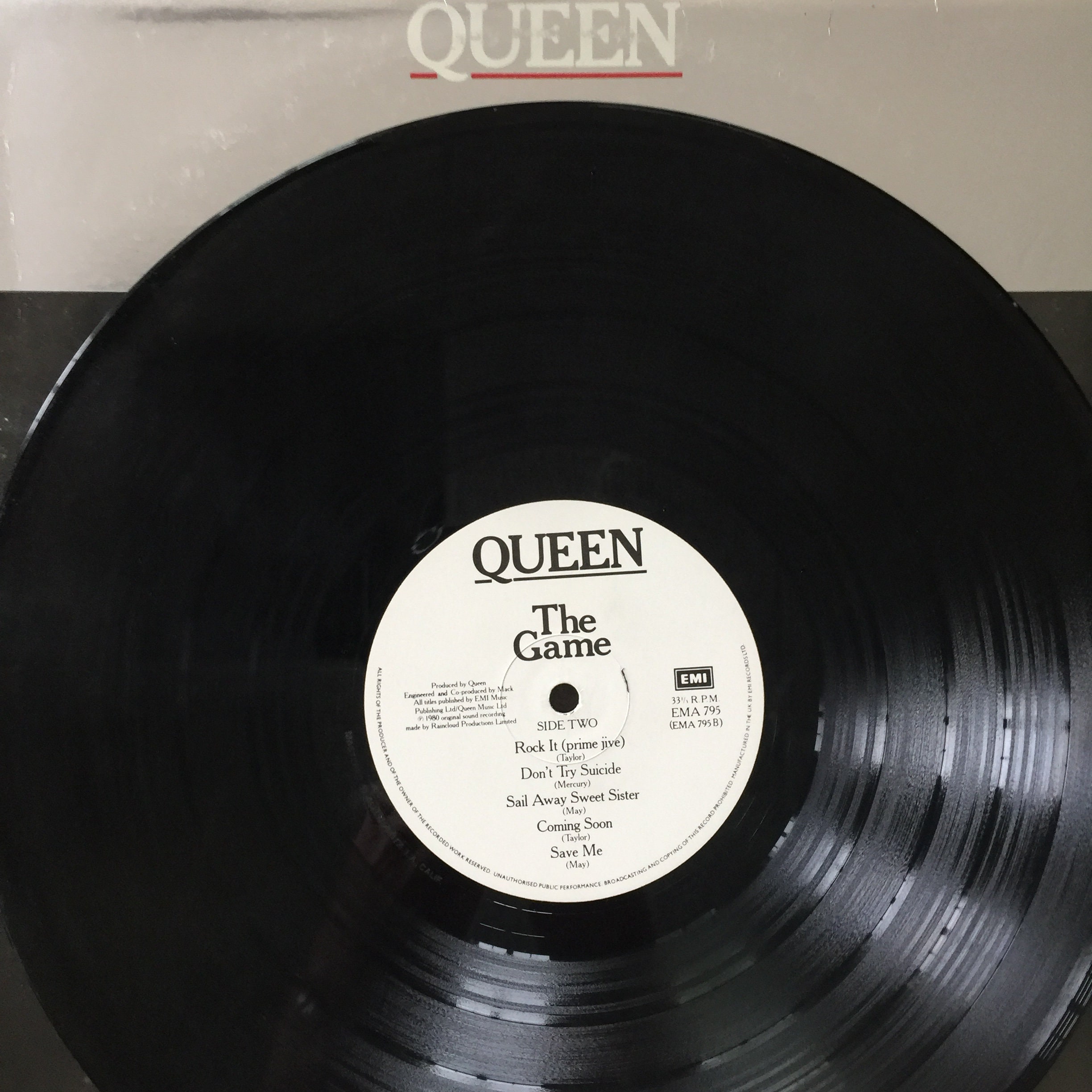 Queen The Game サイン入り Queen – The Game – Vinyl (Silver, Half Speed Master, Walmart