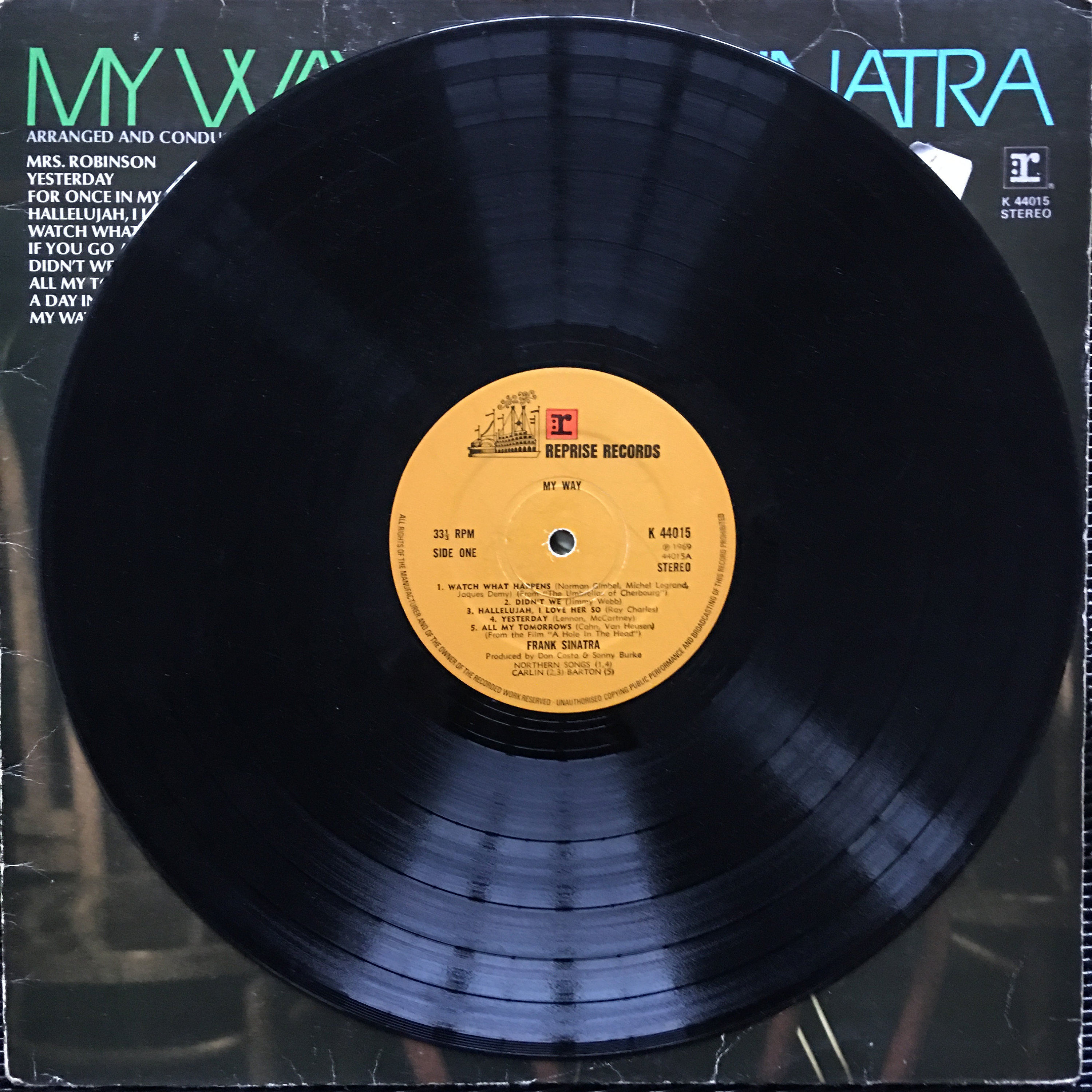 Eastern labyrint skrivebord Frank Sinatra My Way / Vinyl - Etsy
