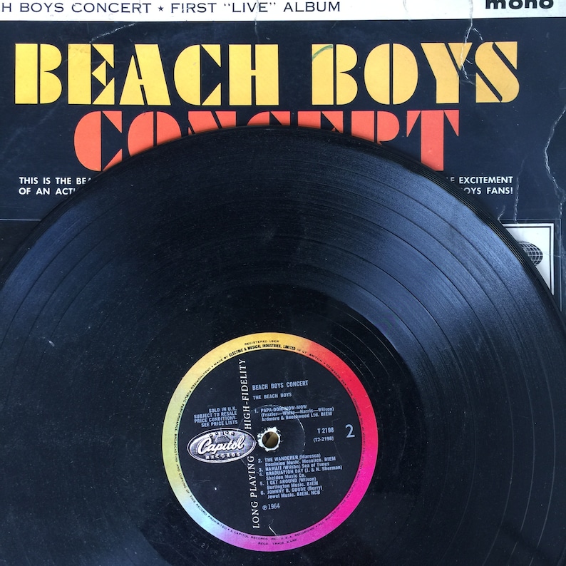 Beach Boys, Beach Boys Concert First live album / vinyl image 4