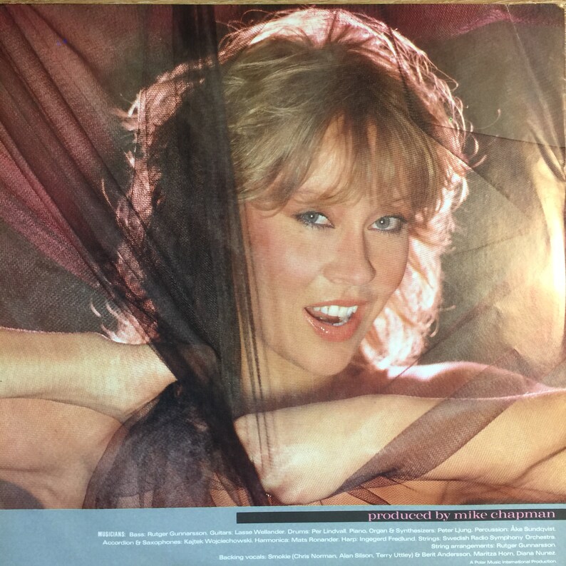 Faltskog Wrap Your Arms Around Me / Vinyl Etsy