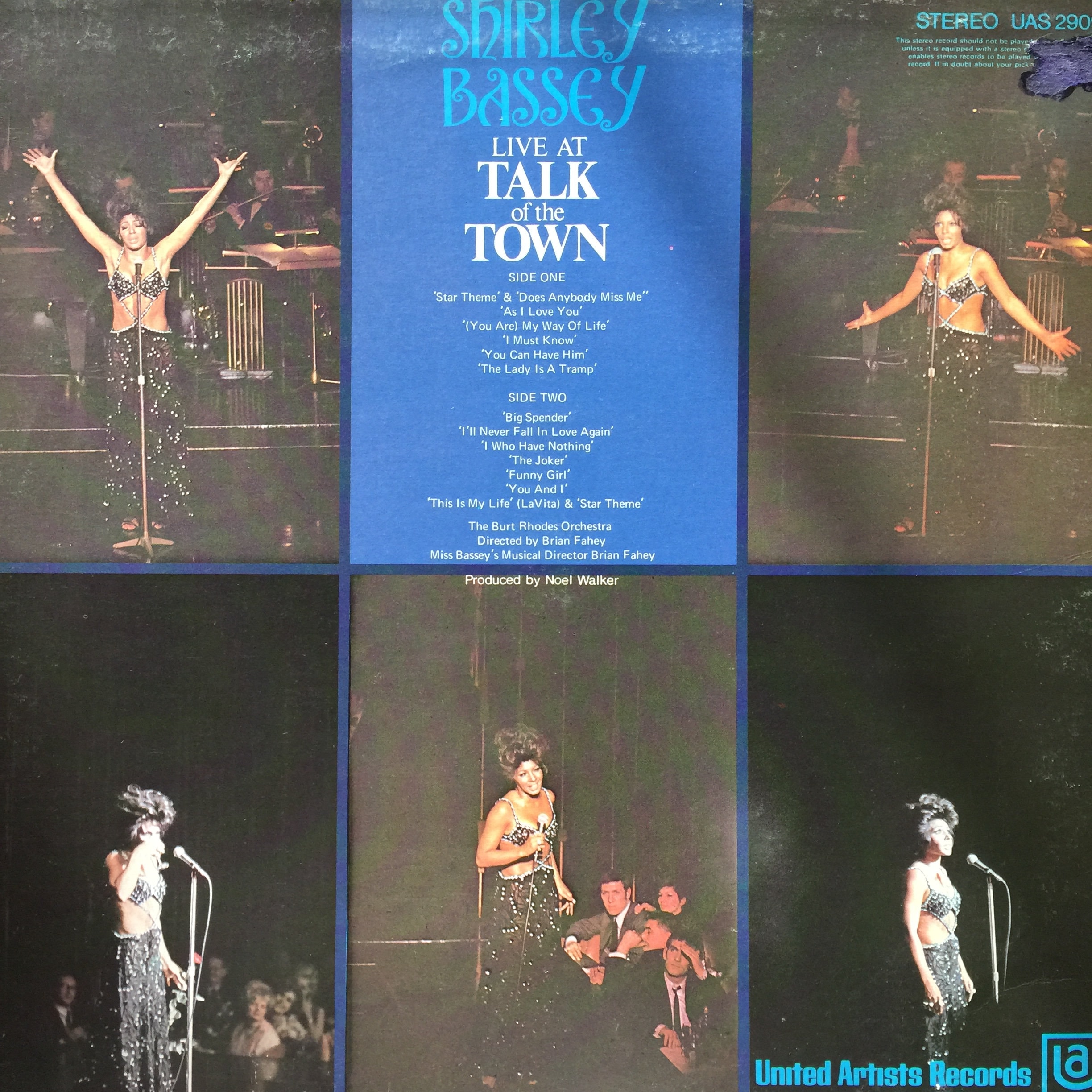 Shirley Bassey, Live at Talk of the Town / Vinyl - Etsy