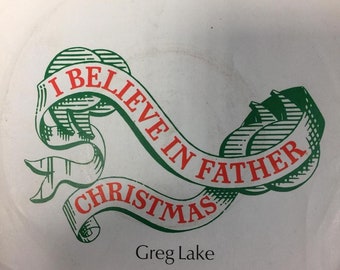 Greg Lake, I believe in Father Christmas/ vinyl / 7 inch / gift / music